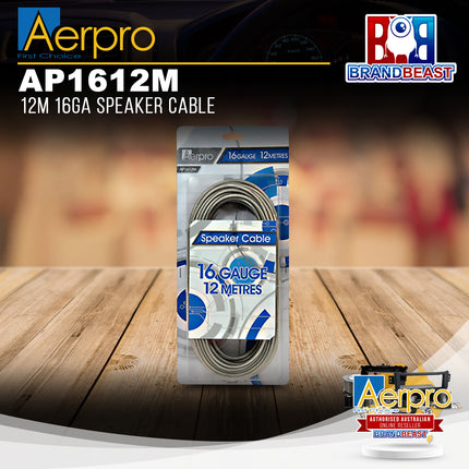 Aerpro AP1612M 12M 16GA Speaker Cable