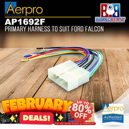 Aerpro AP1692F Primary Harness to Suit Ford Falcon