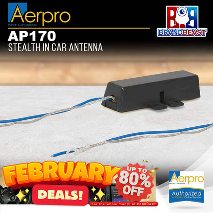 Aerpro AP170 Stealth In-Car AM/FM Antenna