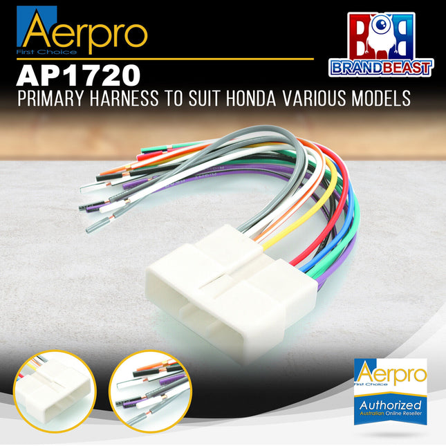 Aerpro AP1720 Primary Harness to Suit Honda Vehicles