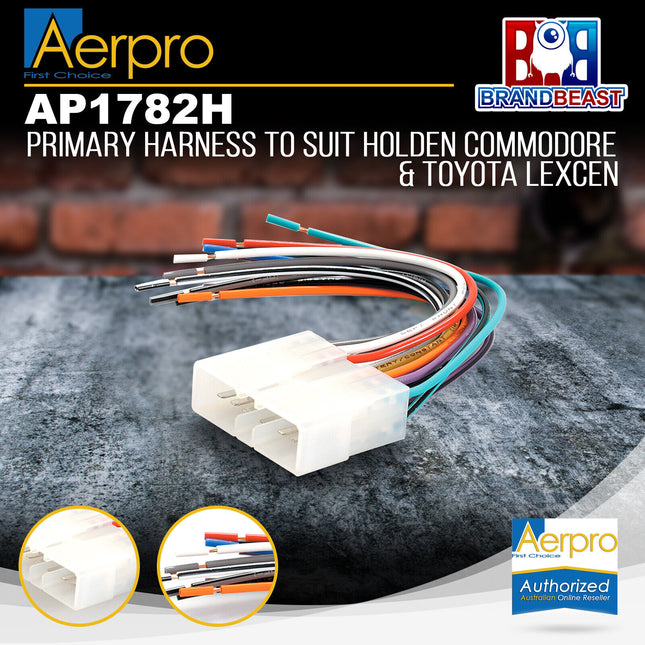 Aerpro AP1782H Primary Harness to Suit Holden/Toyota