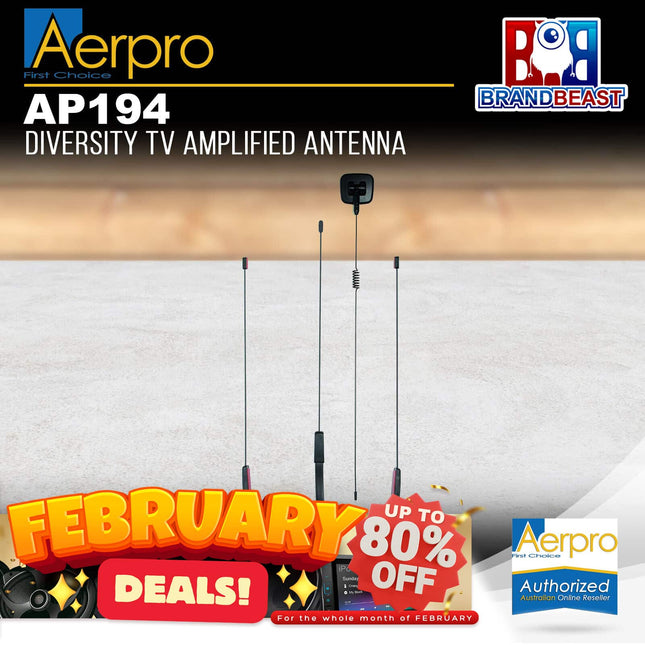 Aerpro AP194 Diversity TV Amplified Antenna