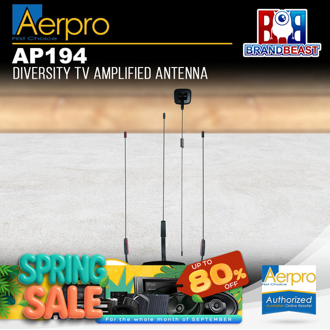 Aerpro AP194 Diversity TV Amplified Antenna