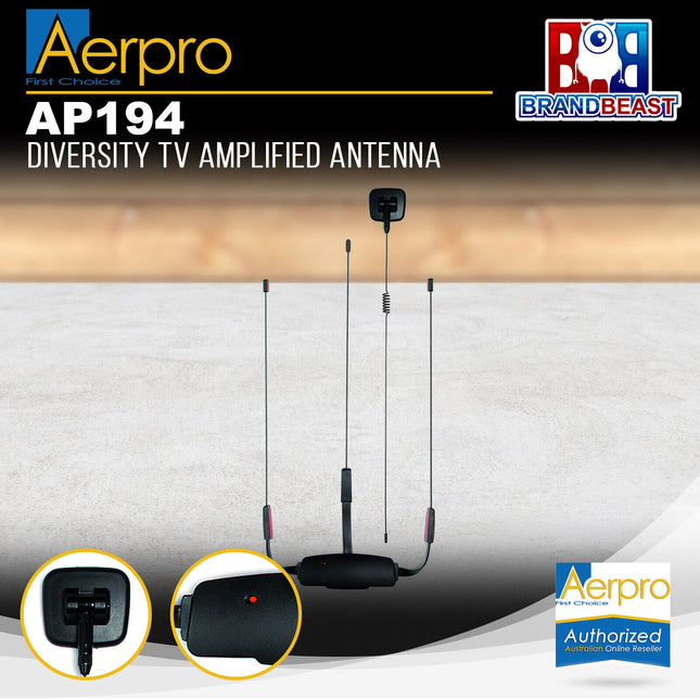 Aerpro AP194 Diversity TV Amplified Antenna