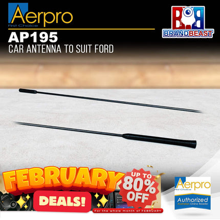 Aerpro AP195 1 Section Antenna Suit Ford KA 1999 - 2002