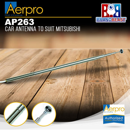 Aerpro AP263 Car Antenna to Suit Mitsubishi Verada 2000-2005