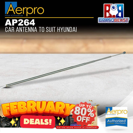 Aerpro Ap264 Car Antenna To Suit Hyundai