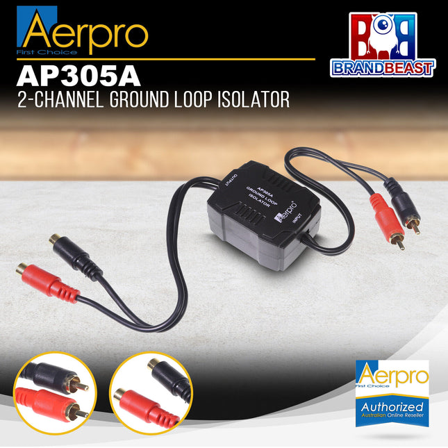 Aerpro AP305A 2-Channel Ground Loop Isolator