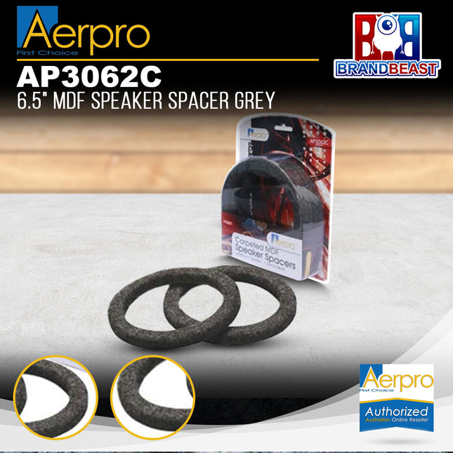Aerpro AP3062C 6.5" MDF Grey Speaker Spacers