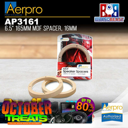 Aerpro AP3161 6.50" MDF Speaker Spacers