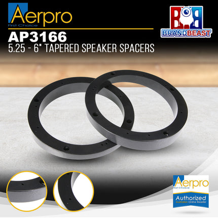Aerpro AP3166 5 1/4 - 6" Tapered Speaker Spacers