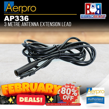 Aerpro AP336 3m Antenna Extension Cable