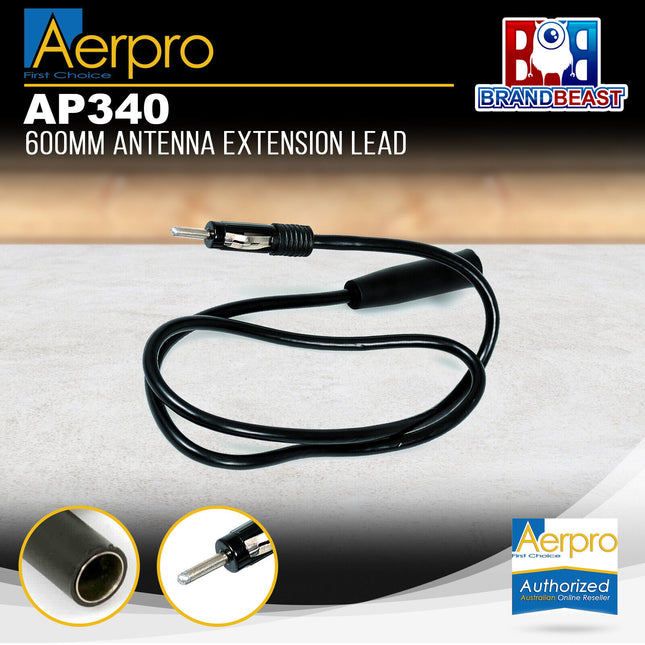 Aerpro AP340 600mm Antenna Extension Lead Cable