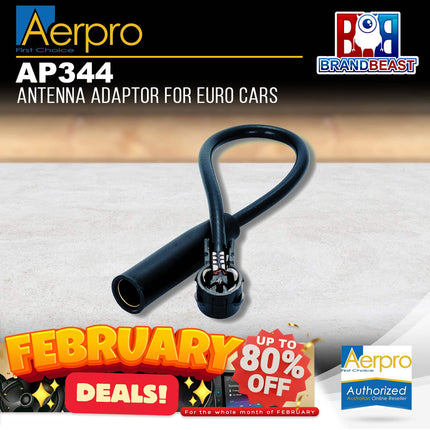 Aerpro AP344 Antenna Adaptor for Euro Cars