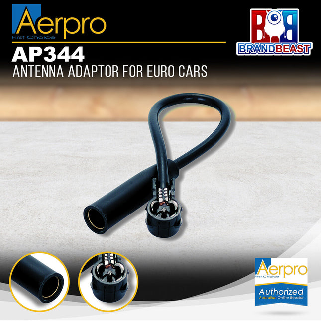 Aerpro AP344 Antenna Adaptor for Euro Cars