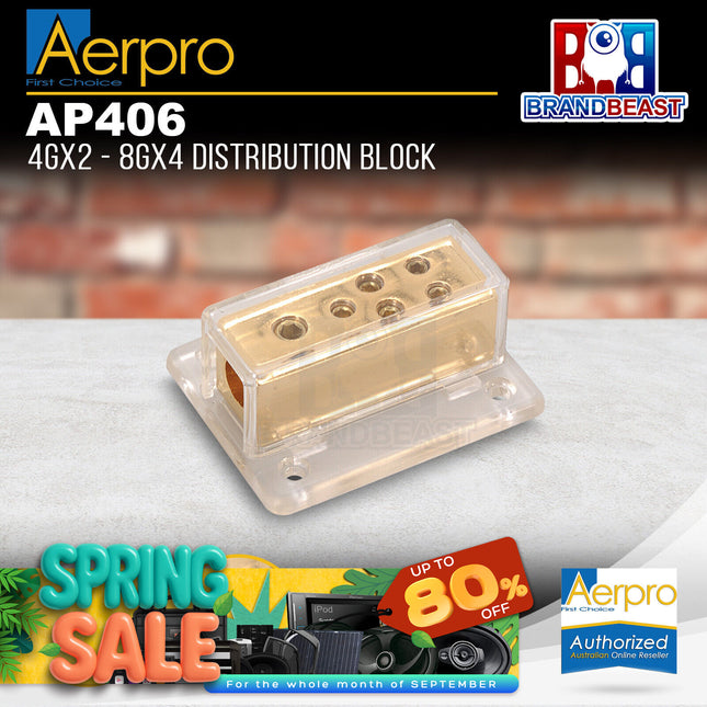 Aerpro AP406 4gx2 - 8gx4 Distribution Block