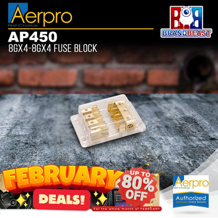 Aerpro AP450 8Gx4-8Gx4 Fuse Block