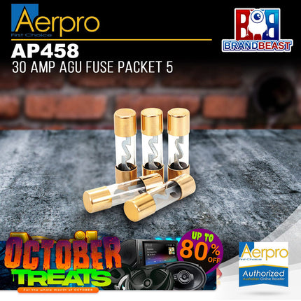 Aerpro AP458 30 Amp AGU Fuses - 5 Pieces