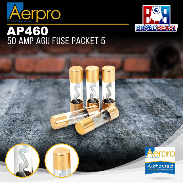 Aerpro AP460 50 Amp AGU Fuses - 5 Pieces