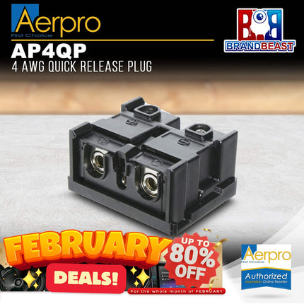 Aerpro AP4QP 4 AWG Quick Release Plug