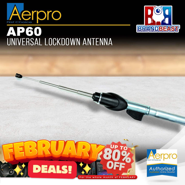 Aerpro AP60 Universal Lockdown Antenna