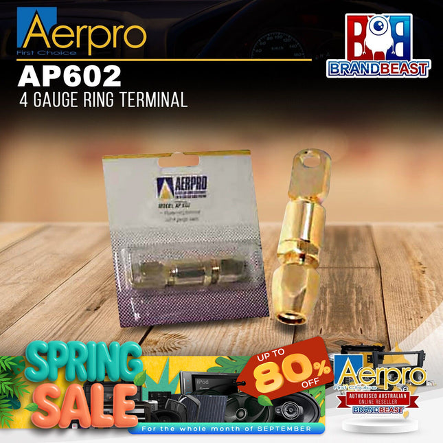 Aerpro AP602 4 Gauge Ring Terminal