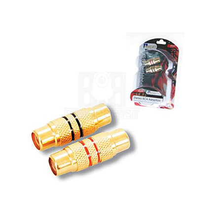 Aerpro AP607 Female to Female RCA Adaptor - 2 Pieces