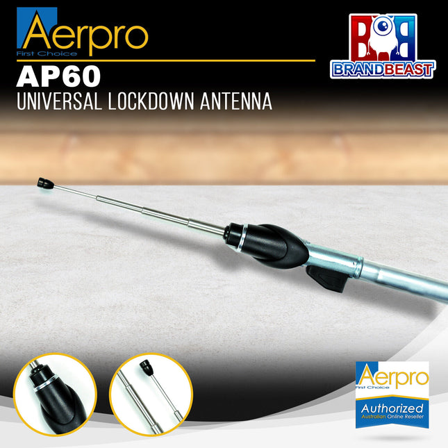 Aerpro AP60 Universal Lockdown Antenna