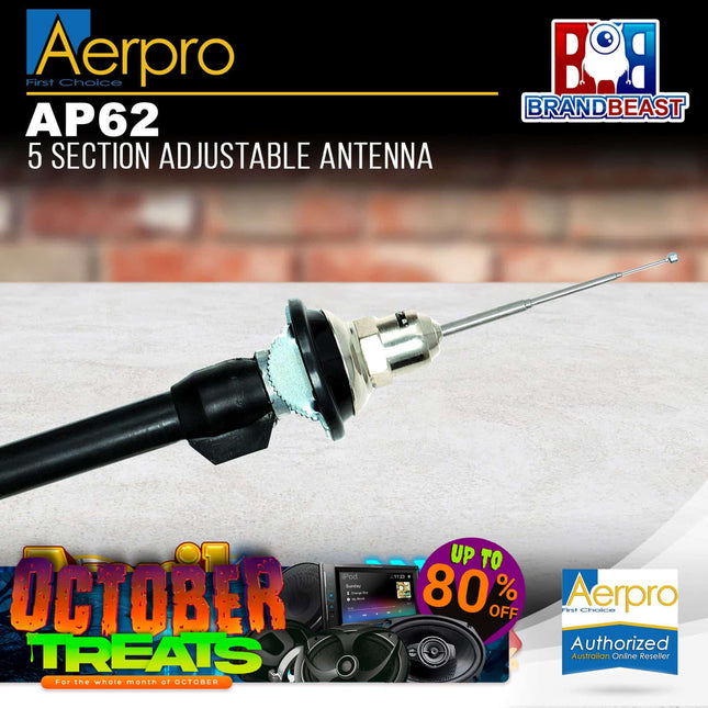 Aerpro AP62 5 Section L/Down Side Key Antenna