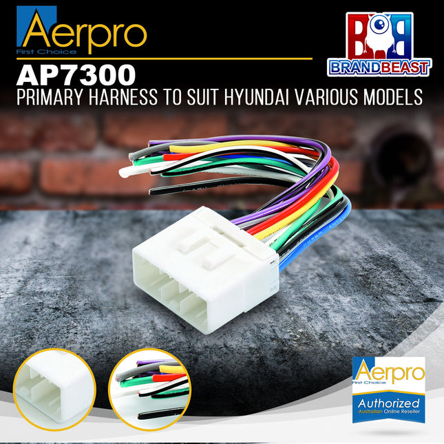 Aerpro AP7300 Primary Harness to Suit Hyundai Vehicles
