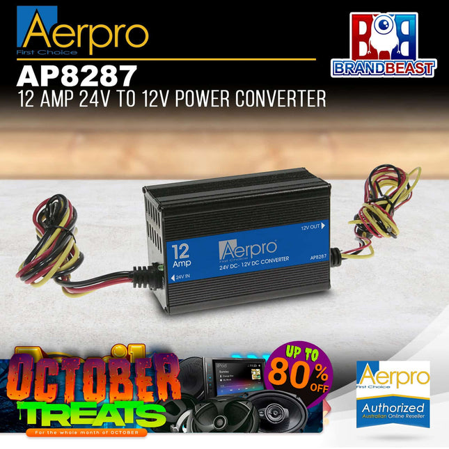 Aerpro AP8287 12 AMP 24V to 12V Power Converter