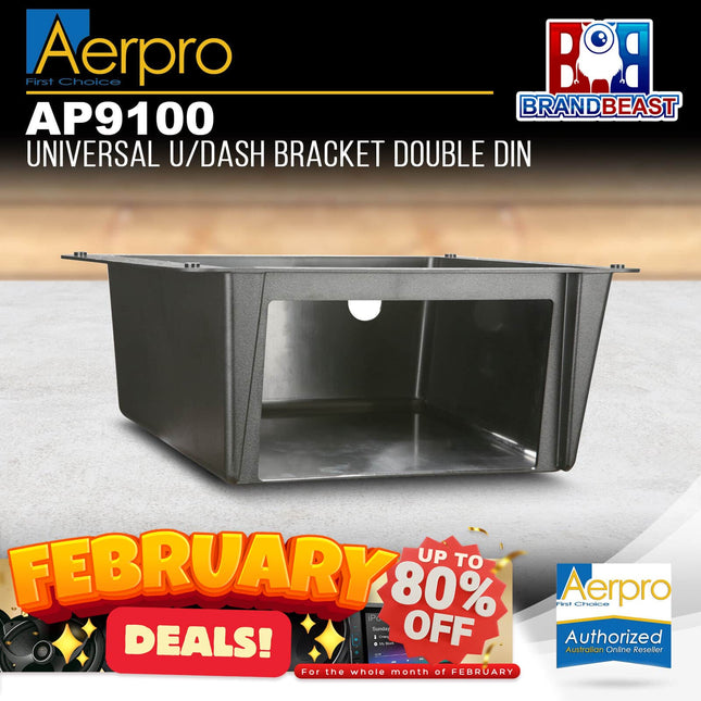 Aerpro AP9100 Double DIN Under Dash Housing