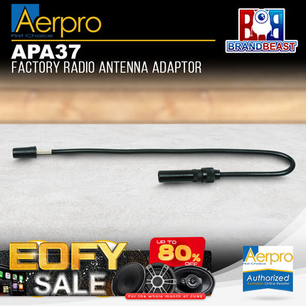 Aerpro APA37 Factory Headunit Antenna Adaptor Suit Jeep/Chrysler 2002-ON