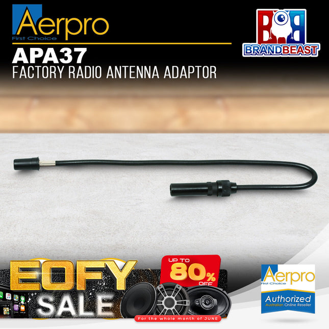 Aerpro APA37 Factory Headunit Antenna Adaptor Suit Jeep/Chrysler 2002-ON