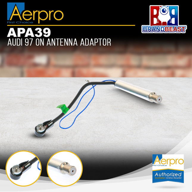 Aerpro Apa39 Audi 97 On Antenna Adaptor