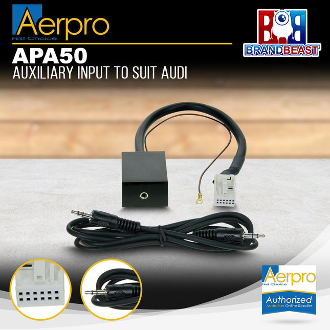 Aerpro APA50 Auxiliary Input to Suit Audi