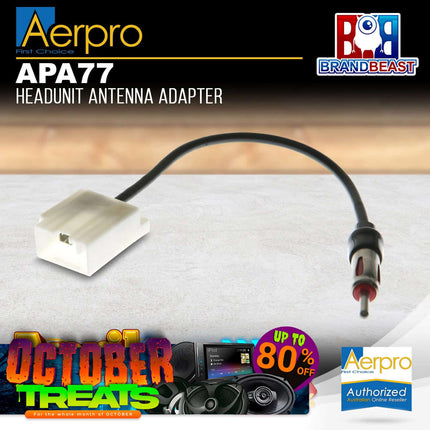 Aerpro APA77 Aftermarket Headunit Antenna Adaptor to Suit Lexus Vehicles