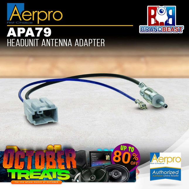 Aerpro APA79 Aftermarket Headunit Antenna Adaptor to Suit Honda Vehicles