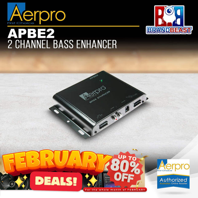 Aerpro APBE2 2 Channel Bass Enhancer