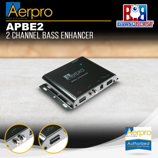 Aerpro APBE2 2 Channel Bass Enhancer