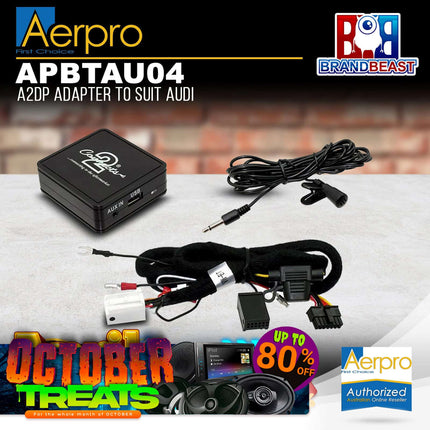 Aerpro APBTAU04 A2DP Streaming Interface to Suit Audi Vehicles