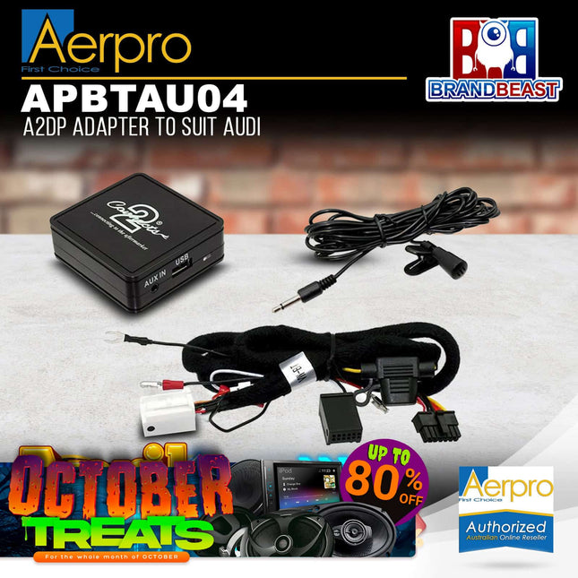Aerpro APBTAU04 A2DP Streaming Interface to Suit Audi Vehicles