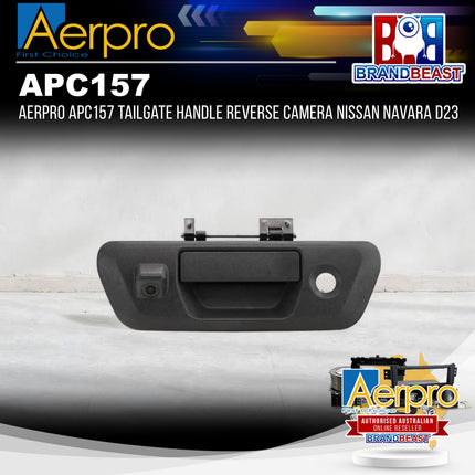 Aerpro APC157 Tailgate Handle Reverse Camera Nissan Navara D23