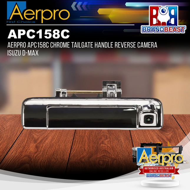 Aerpro APC158C Chrome Tailgate Handle Reverse Camera Isuzu D-Max