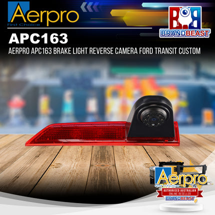 Aerpro APC163 Brake Light Reverse Camera Ford Transit Custom