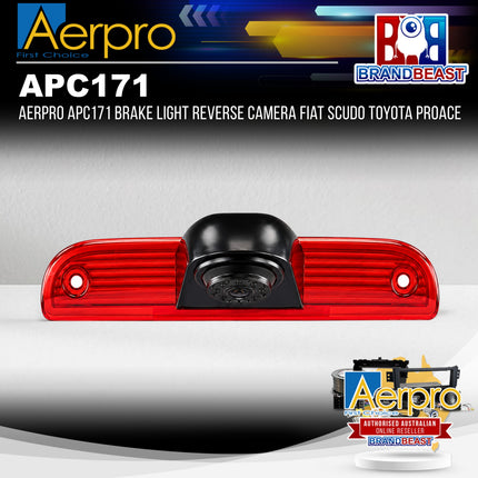 Aerpro APC171 Brake Light Reverse Camera Fiat Scudo Toyota ProAce