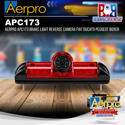 Aerpro APC173 Brake Light Reverse Camera Fiat Ducato Peugeot Boxer