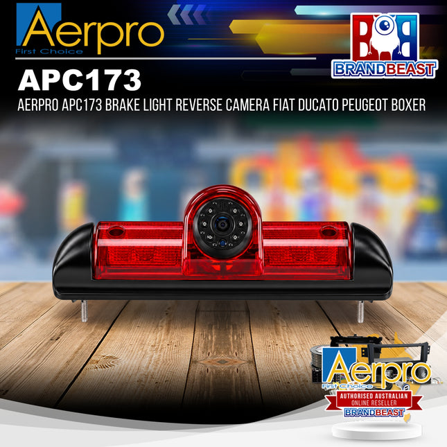 Aerpro APC173 Brake Light Reverse Camera Fiat Ducato Peugeot Boxer