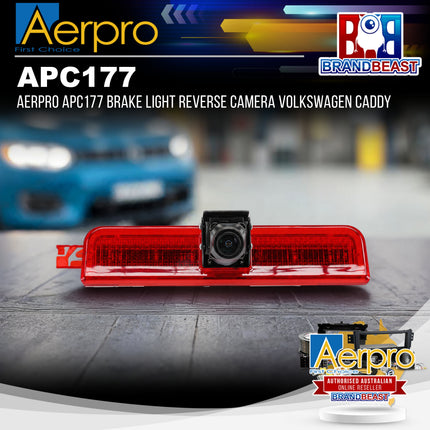 Aerpro APC177 Brake Light Reverse Camera Volkswagen Caddy