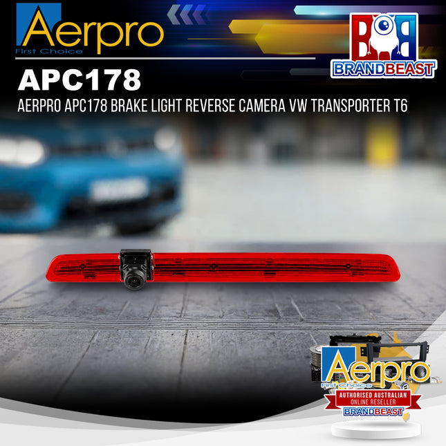 Aerpro APC178 Brake Light Reverse Camera VW Transporter T6